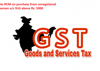 No Rcm on purchase from unregistered person