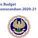 Memorandum of Budget 2020-21 by ICAI