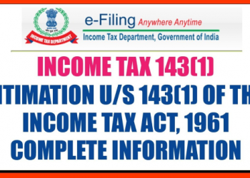Now you can download intimation order u/s 143(1) from e filing website profile.