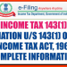 Now you can download intimation order u/s 143(1) from e filing website profile.