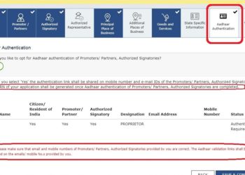 Aadhar authentication for GST registration – What’s new?