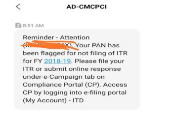 Why is filing loss return important? | Your PAN has been flagged for not filing return of Income