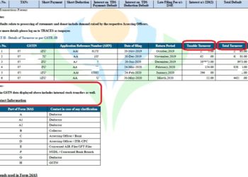 Form 26AS i.e. annual information statement will now include monthly GST turnover for the relevant year