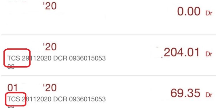 TCS collected by Bank for foreign remittance reflecting in bank statement u/s 206C(1G)