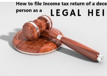 How to register as a legal heir on e filing website and file Income tax return | Who can register as a legal heir?