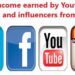 Taxability of income earned by youtubers, instagramers and other influencers in India and How to show it in Income tax return