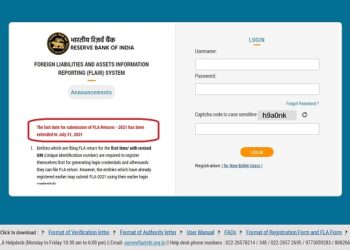 FLA return due date extended to 31.07.2021 from 15.07.2021 for 2020-21