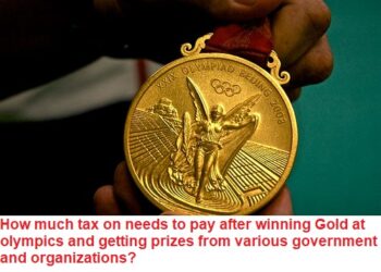 Olympic Gold - tax on rewards