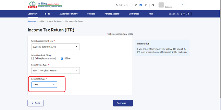 ITR 6 is now available for filing on e-filing 2.0 | What are the changes in ITR 6 for AY 2021-22 | File ITR 6 online with experts on Taxontips